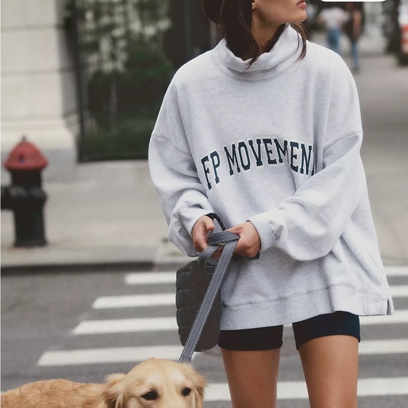 FP movement victory set sweater + biker shorts - Picture 4 of 6